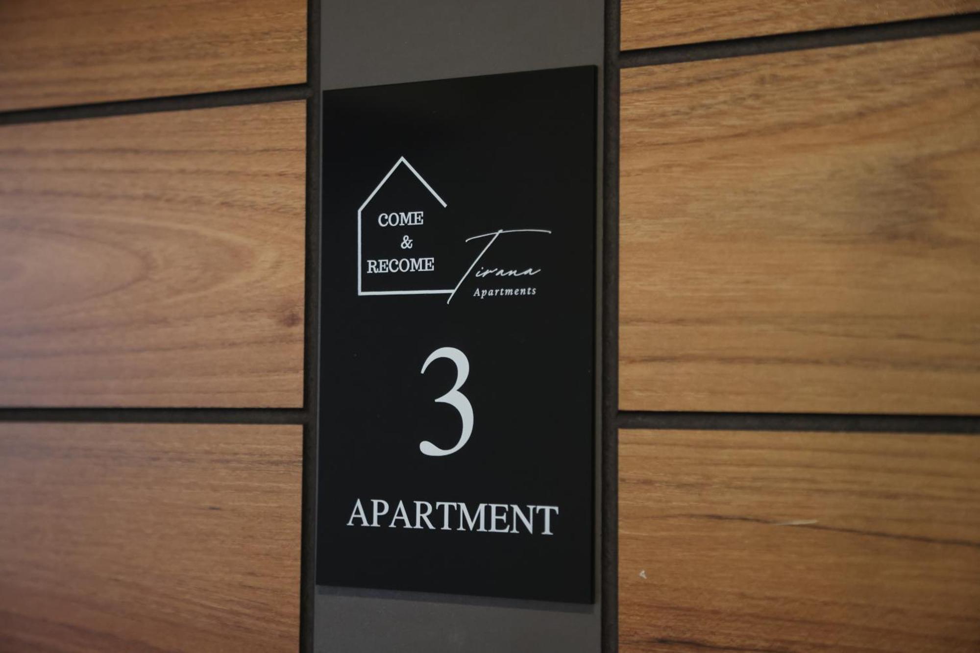Come&Recome Tirana Apartments Eksteriør billede